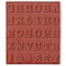 6 Pack: Large Uppercase Alphabet Wood Stamp Set by Recollections™